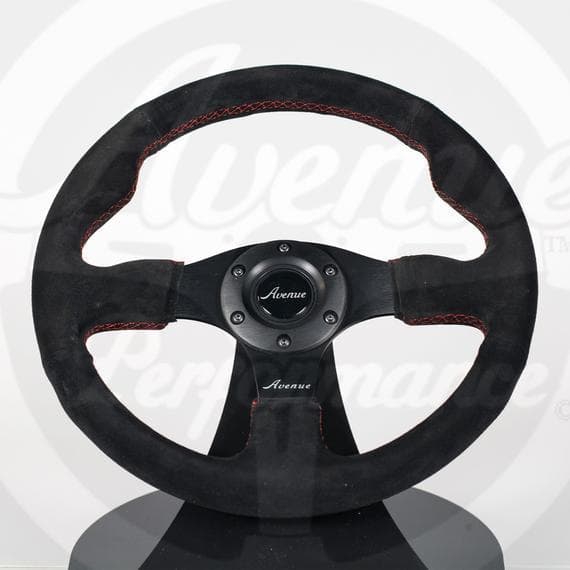 アベニューパフォーマンス スウェード フラット 33φ ステアリング USDM