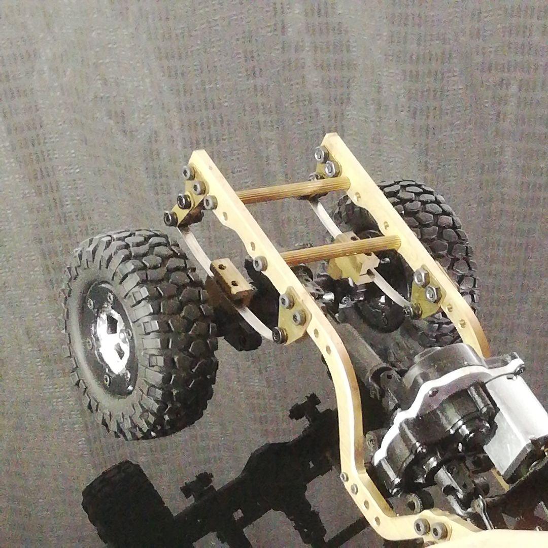 1/24 RC 4WD リーフスプリング ラダーフレーム 8Oハイラックス付