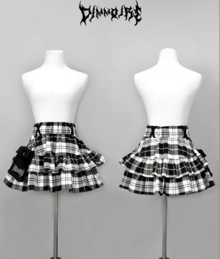 DimMoire PUNKフリルミニスカート チェック タグ付き 正規品 - メルカリ