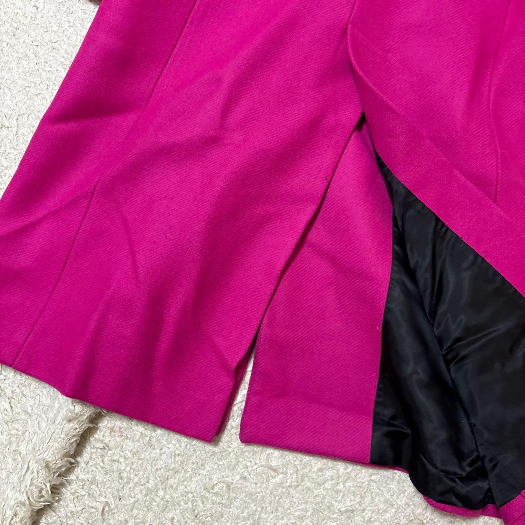 Nail様専用 極美品ZARA MANTECO フクシア ロングウールコート - メルカリ