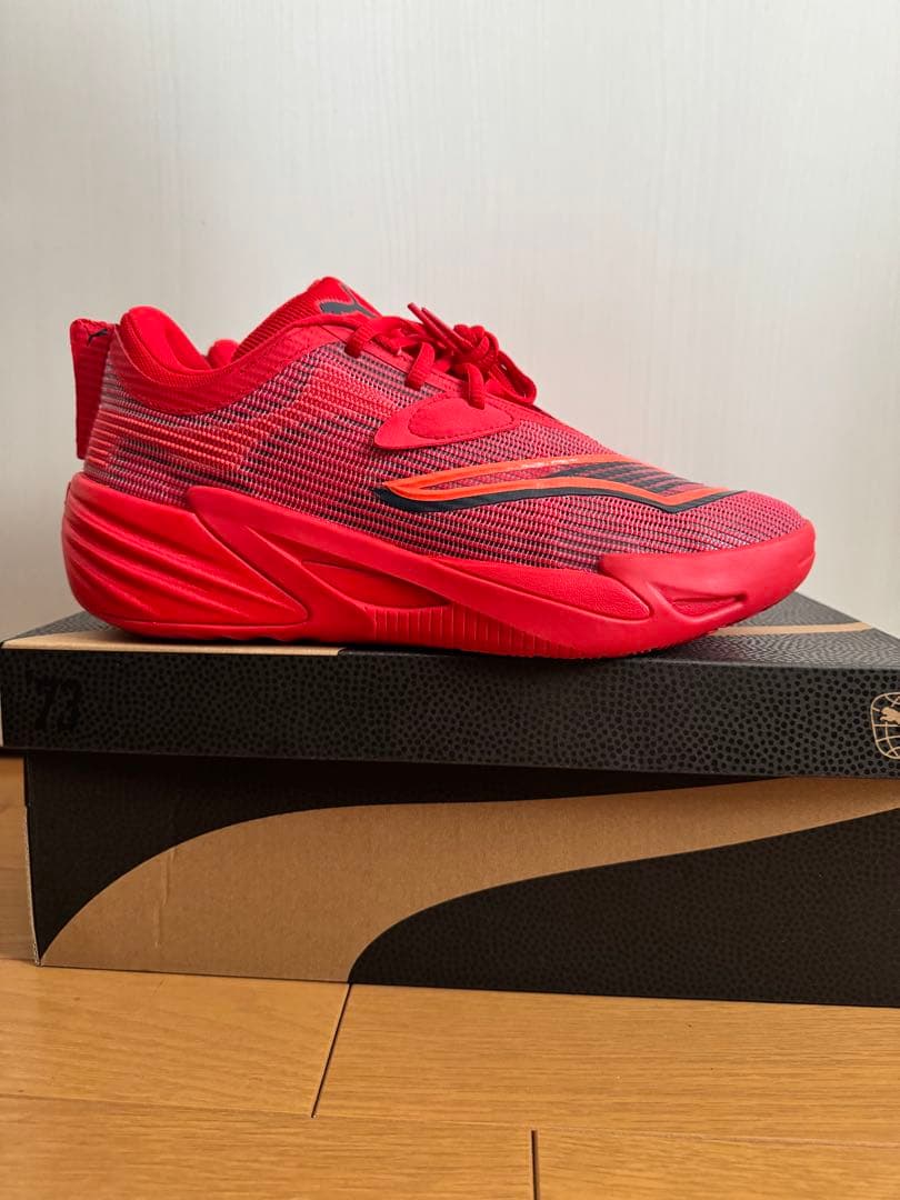 PUMA ALPRO NITRO2 レッド シューズ