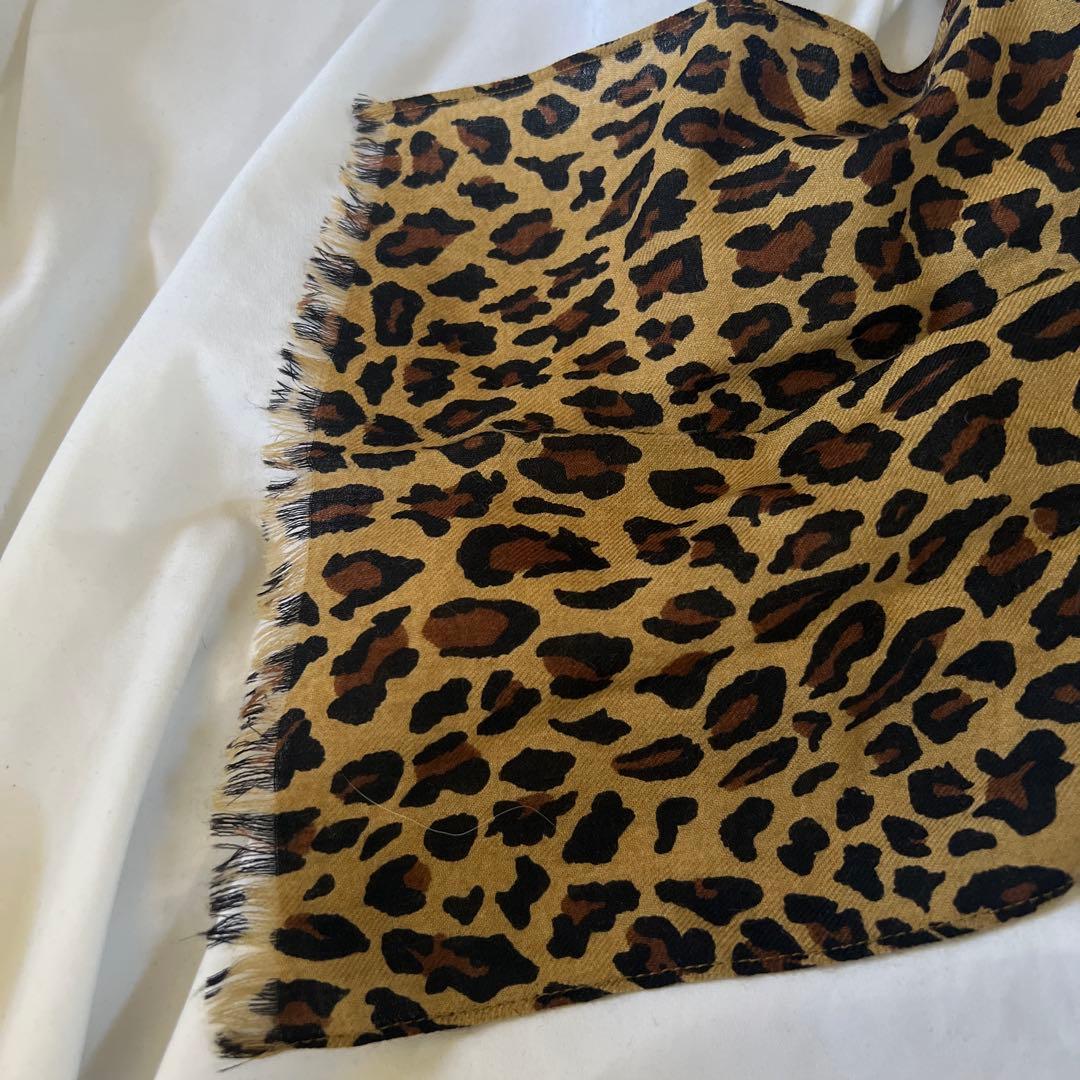 supreme シュプリームヒョウ柄ストールマフラーレオパード - メルカリ