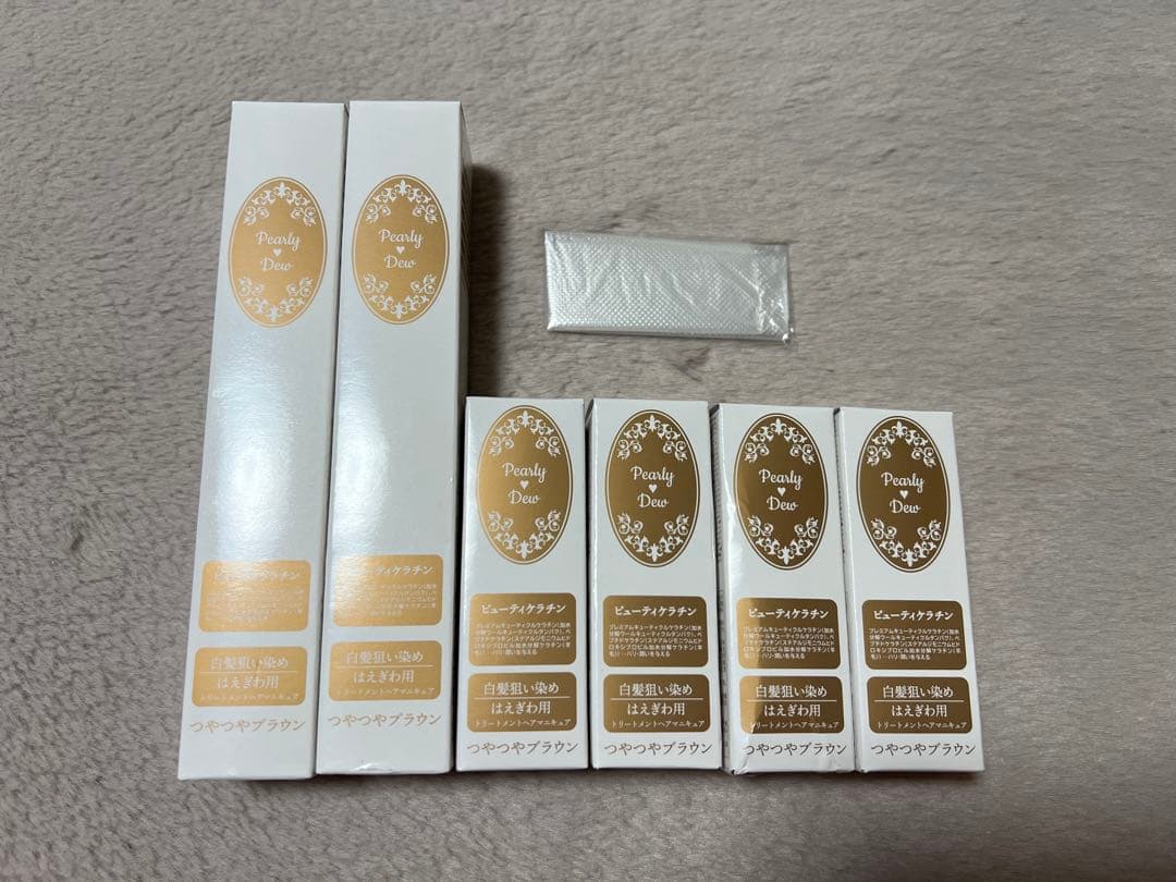 Pearly Dew　パーリーデュー　白髪　染め　トリートメント　ヘアマニキュア 試してみた】白髪狙い染めトリートメントヘアマニキュア パーリー