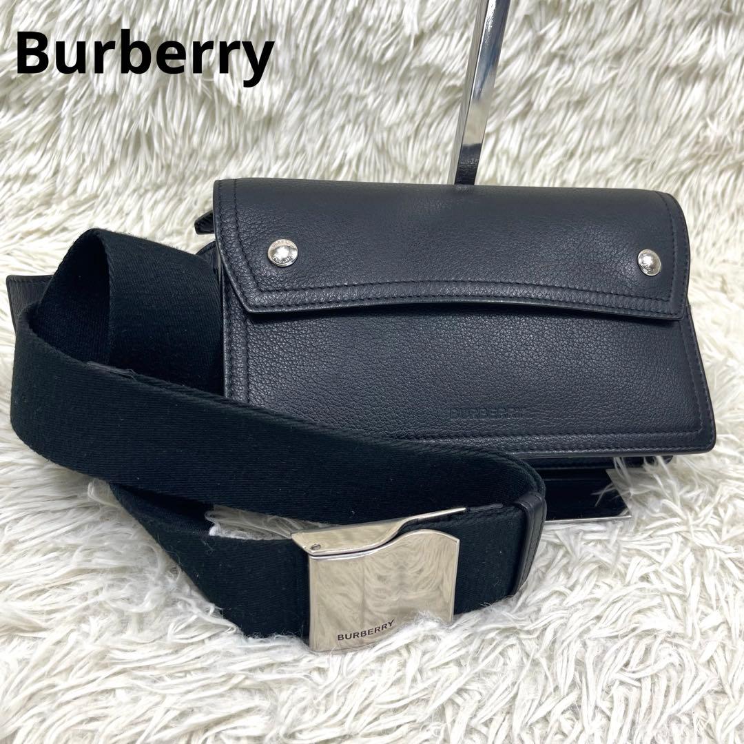 専用品‼️ BURBERRY バーバリー　ボディバッグ　ロゴ押し　オールレザー 専用品‼️ BURBERRY バーバリー ボディバッグ ロゴ押し オ