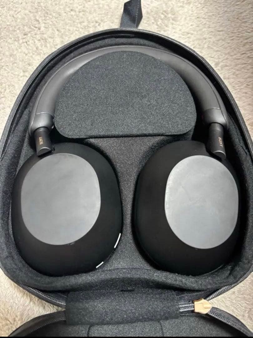 ☆SonyWH-1000XM5ワイヤレスヘッドホン⭐︎黒⭐︎ケース付き⭐︎美品 楽天市場】SONY ソニー ワイヤレス ヘッドホン ノイズキャンセリング