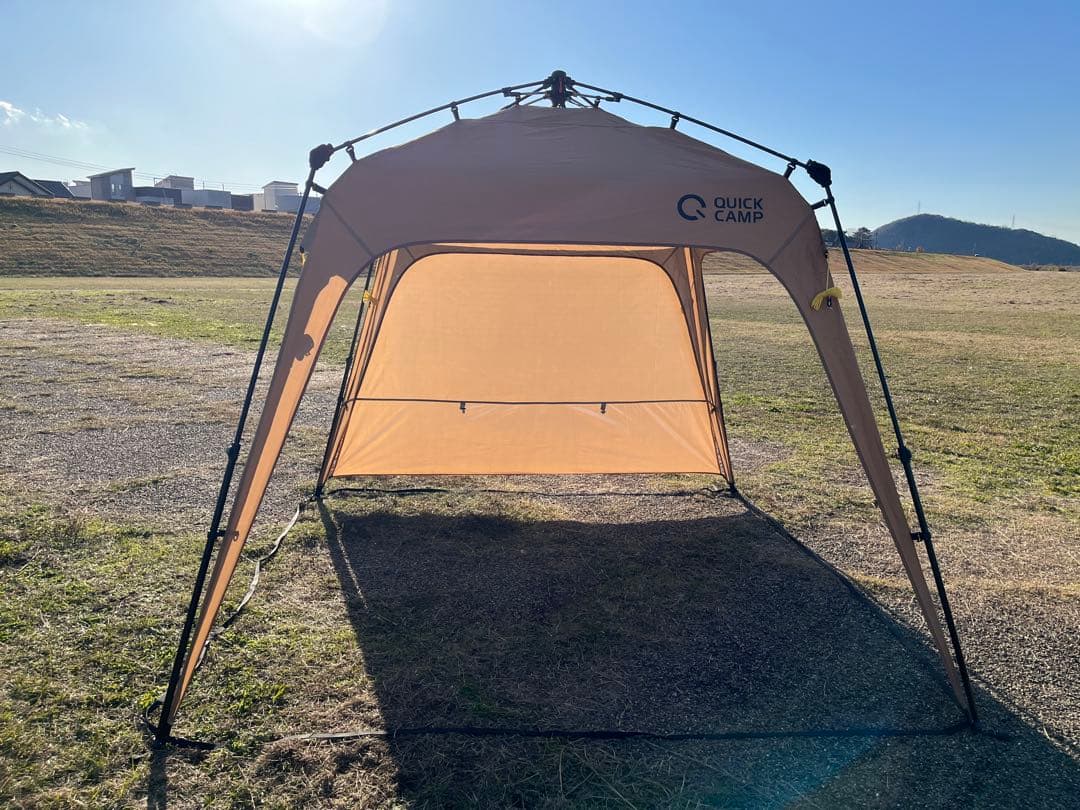 【くりもりさま専用】クイックキャンプ ワンタッチタープ 2.5m フラップ２枚付