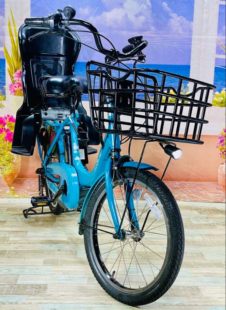 2018年ヤマハPASバビー⭐️12.3AH！子供乗せ電動アシスト自転車Y2221