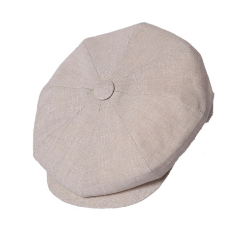 James Lock &Co. Summer Muirfield Linen Cap Natural ジェームス