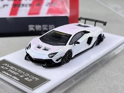 LAMBORGHINI AVENTADOR LP700-4 LB-WORKS LBWK CHROME RAINBOW WHITE 1
