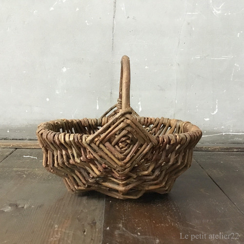 フランス アンティーク パニエ バスケット18 cm | Le petit atelier 22