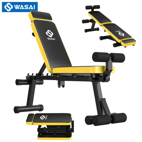 WASAI トレーニングベンチ MK600A フラットベンチ 折りたたみ式