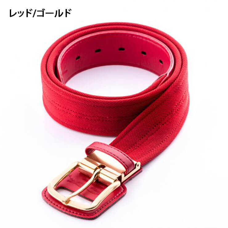CoreEnergy ベルト レッド 金バックル CoreEnergy ベルト レッド 金