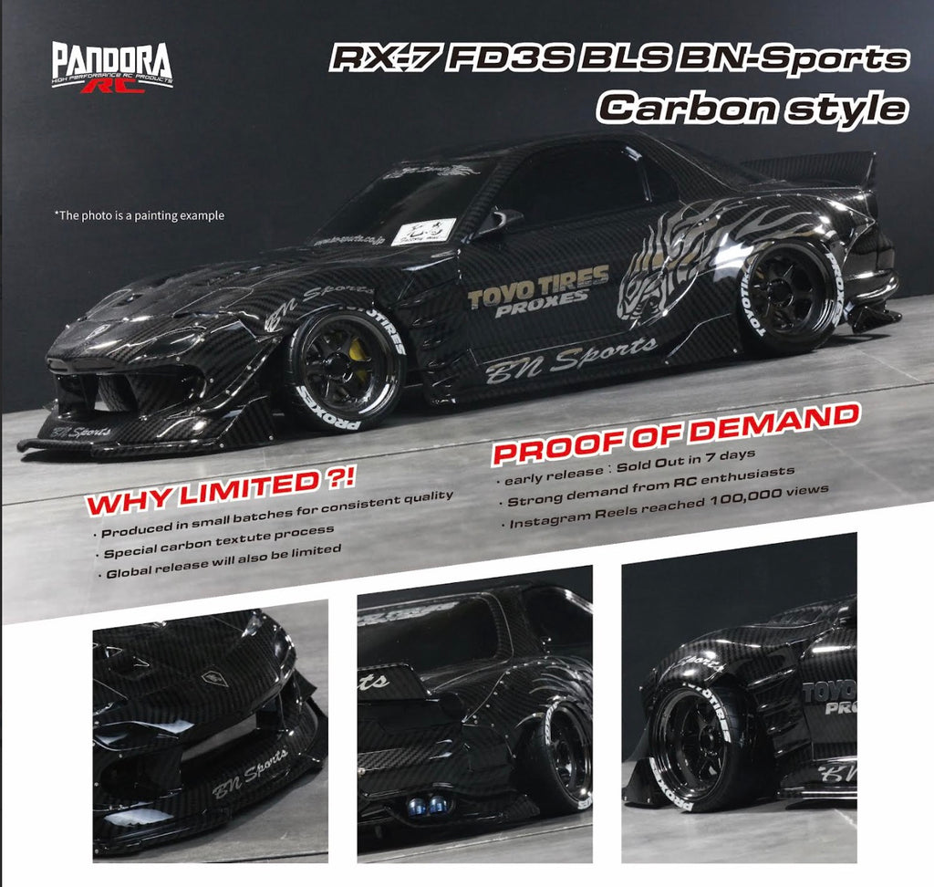 CARBON VERSION Limited Edition) Mazda RX-7 FD3S BN-Sport BLS