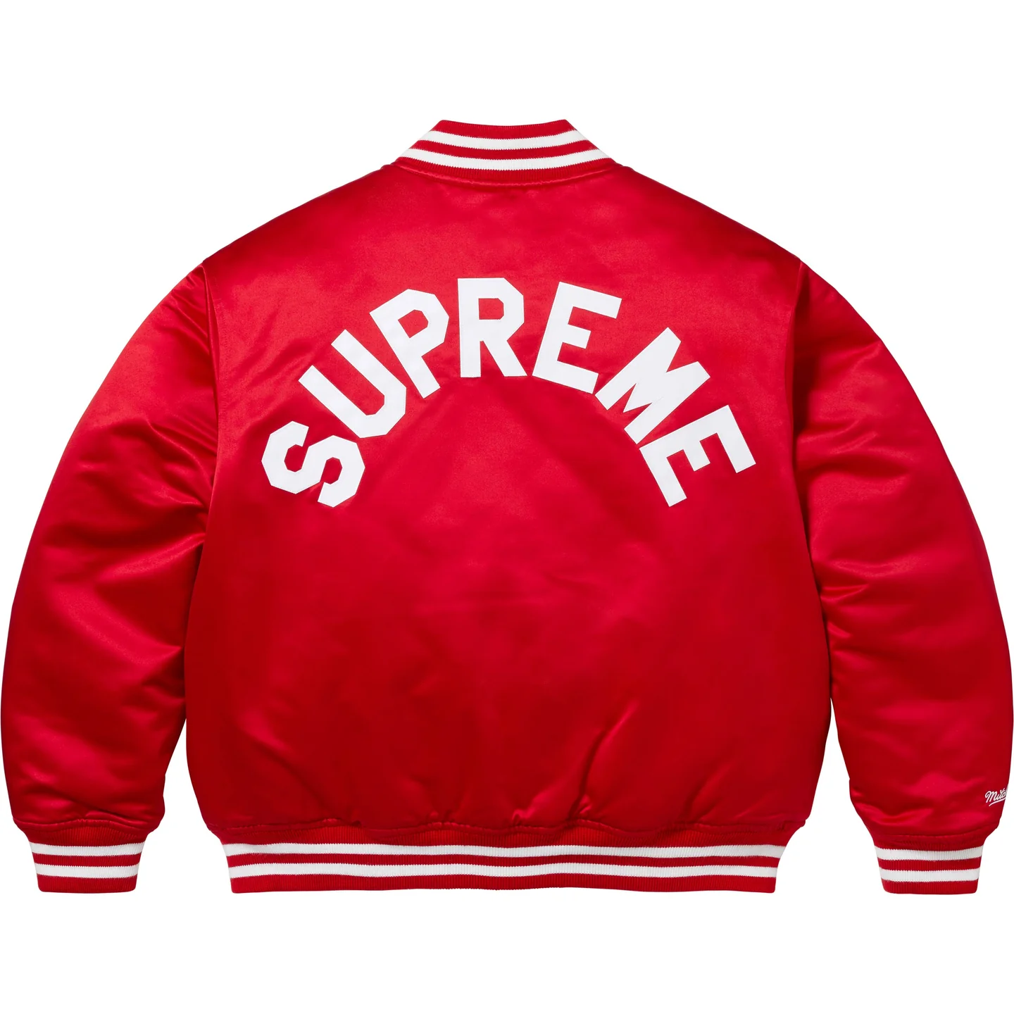 Supreme®/Mitchell & Ness® Satin Varsity Jacket | Supreme 24fw