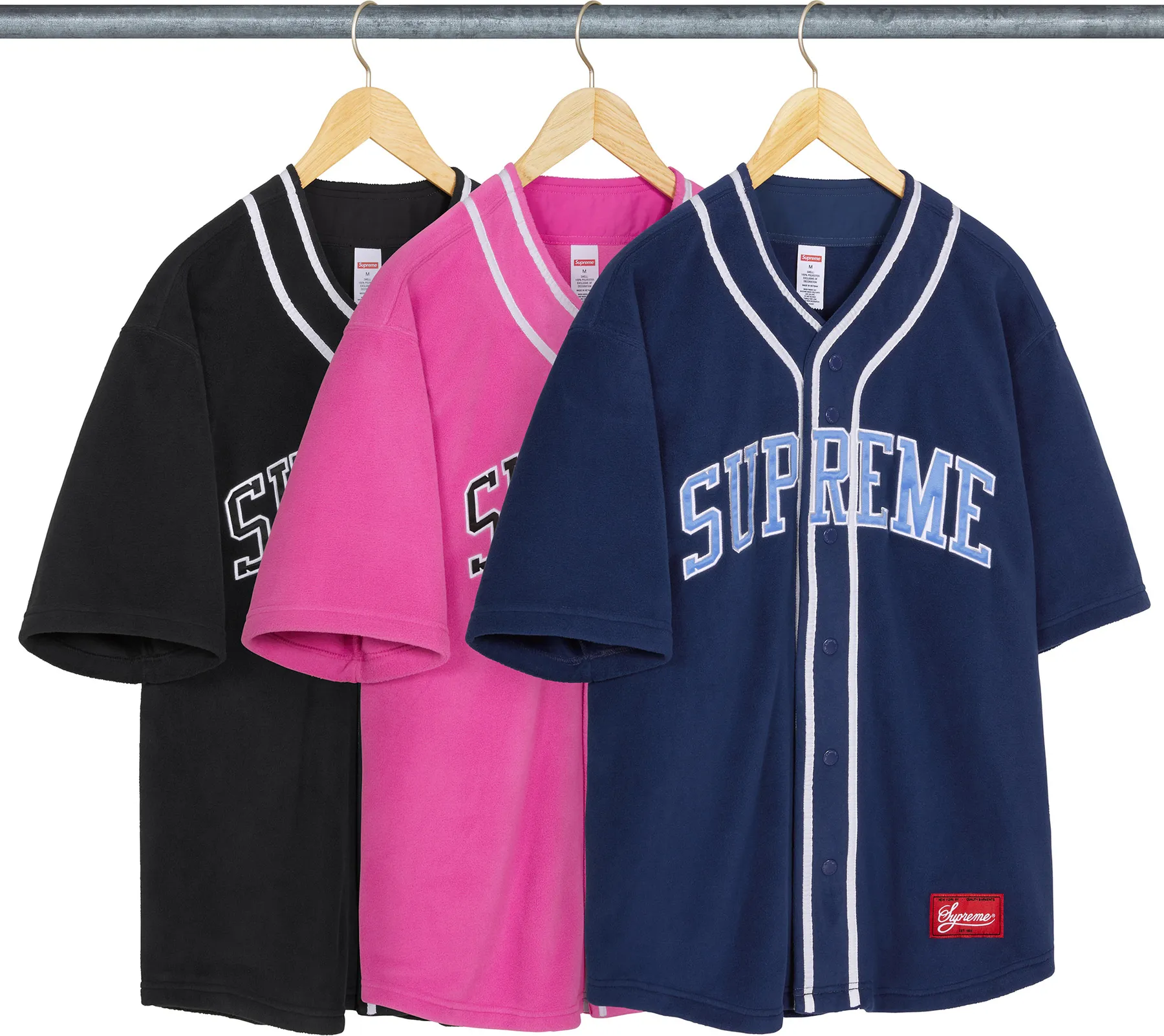 Polartec® Baseball Jersey | Supreme 24fw
