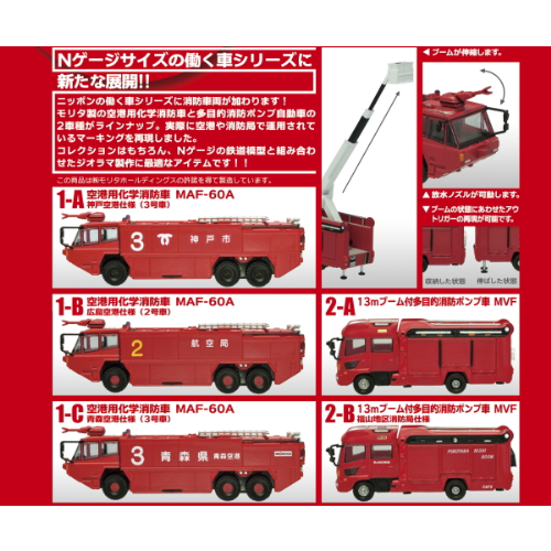 食玩王国オフィシャルウェブサイト ニッポンの働く車キット Nゲージサイズ