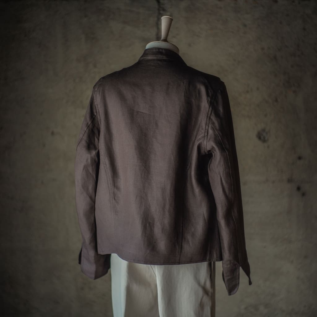 DOLMAN - LINEN TWILL - BROWN – ANATOMICA KYOTO アナトミカ京都