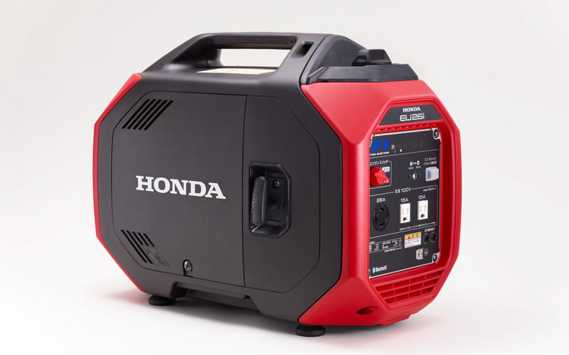 ホンダ、新型ハンディタイプの発電機「EU26iJ」 高出力2.6kVAの新開発