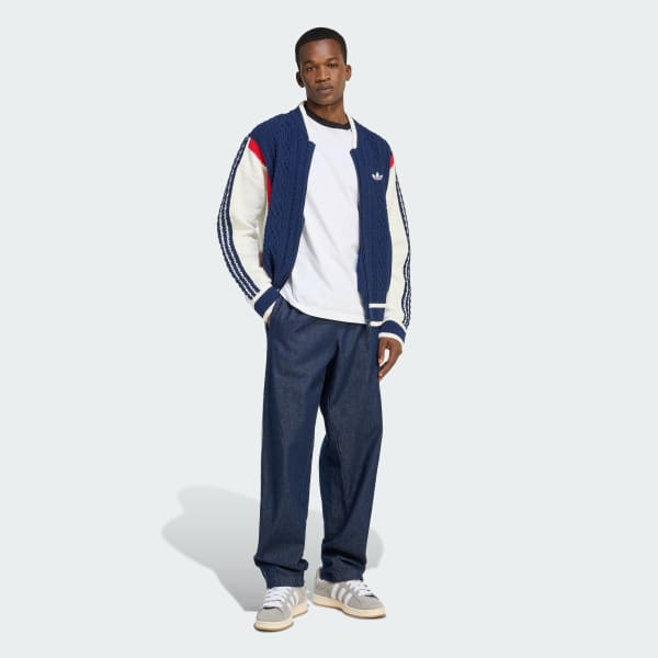 adidas RETRO REMIX CARDIGAN - Blue | Free Shipping with adiClub