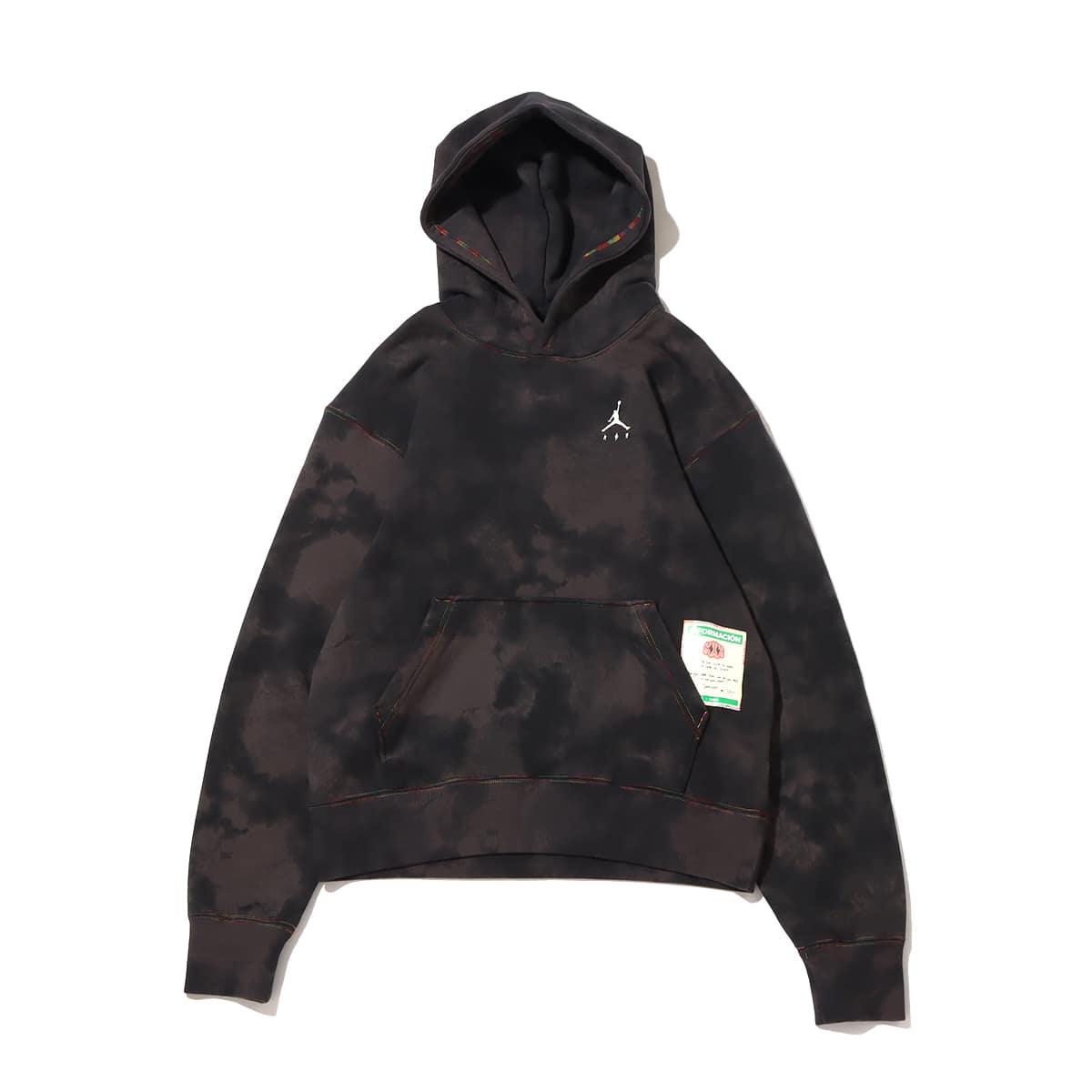 JORDAN BRAND AS M J JB FLC HOODIE FLAT PEWTER/BLACK 22FA-S