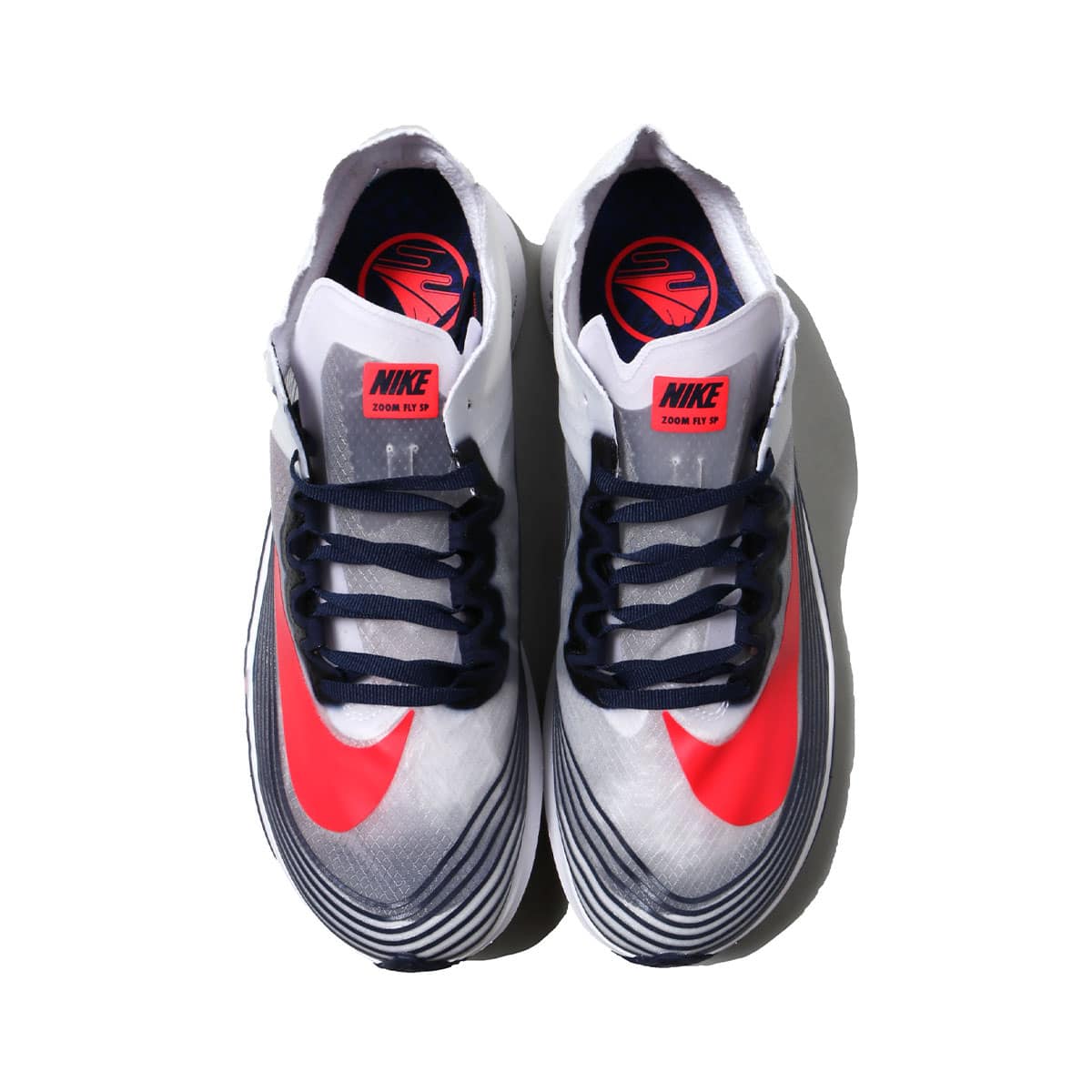 NIKE ZOOM FLY SP WHITE/FLASH CRIMSON-METALLIC SILVER（ナイキ