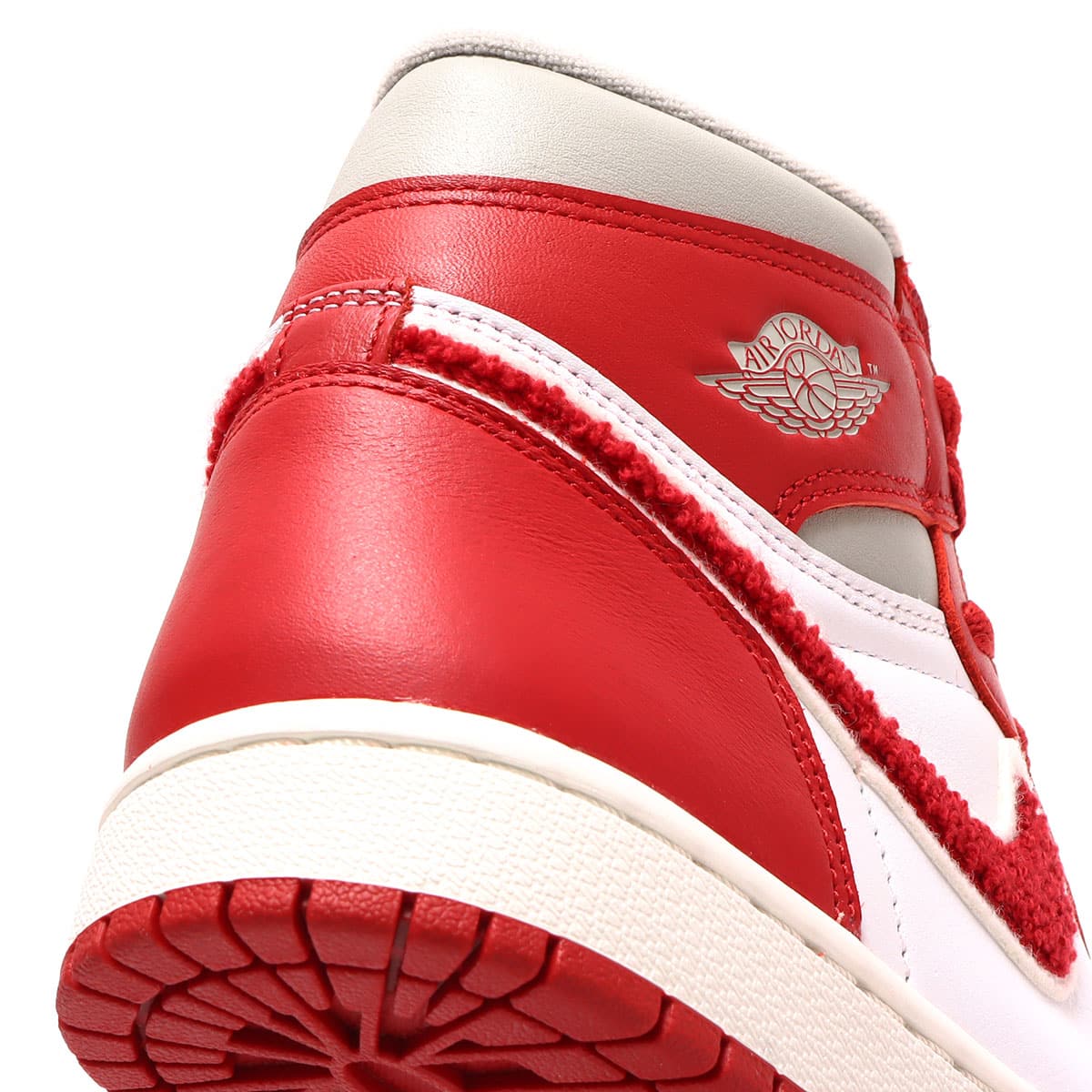 JORDAN BRAND W AIR JORDAN 1 RETRO HI OG LT IRON ORE/VARSITY RED