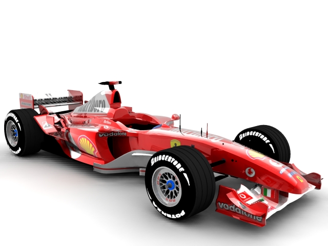 Ferrari F2003 GA 3D Model - FlatPyramid