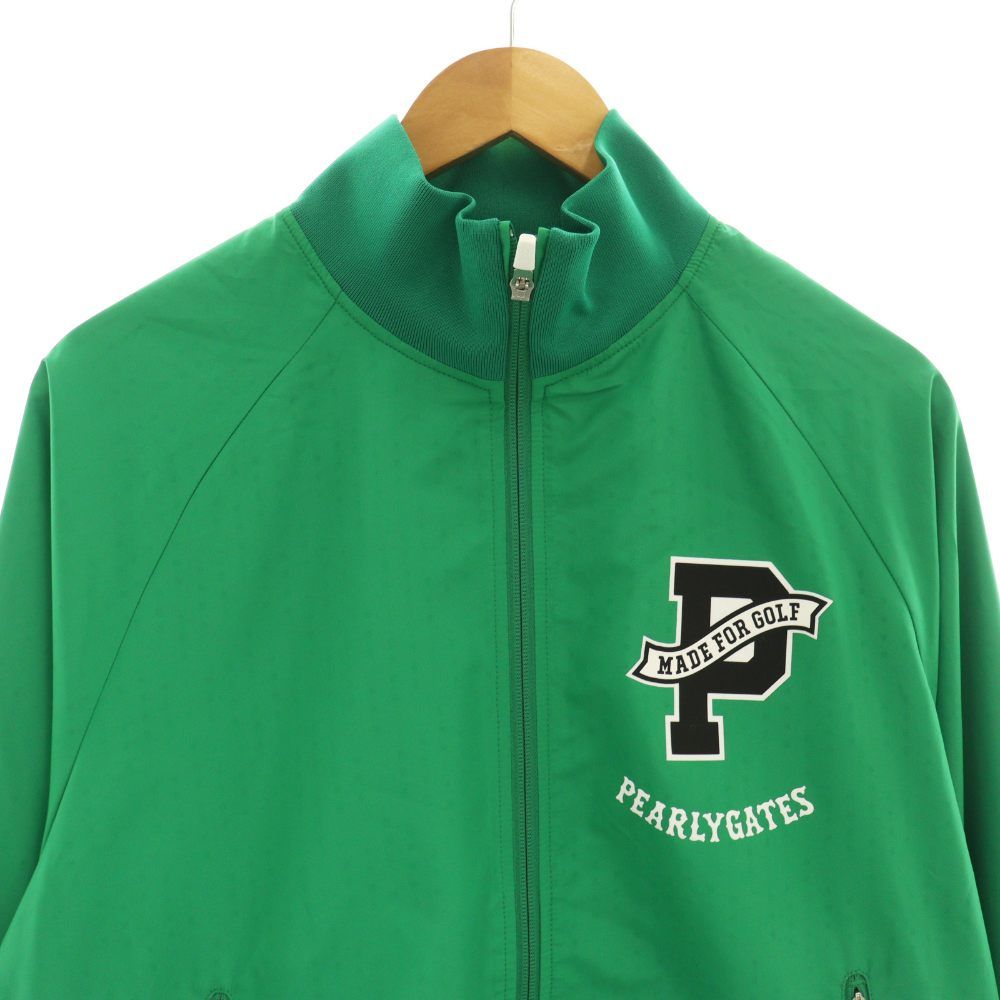 PEARLY GATES】フルジップスウェットジャケット ダークグリーン PEARLY
