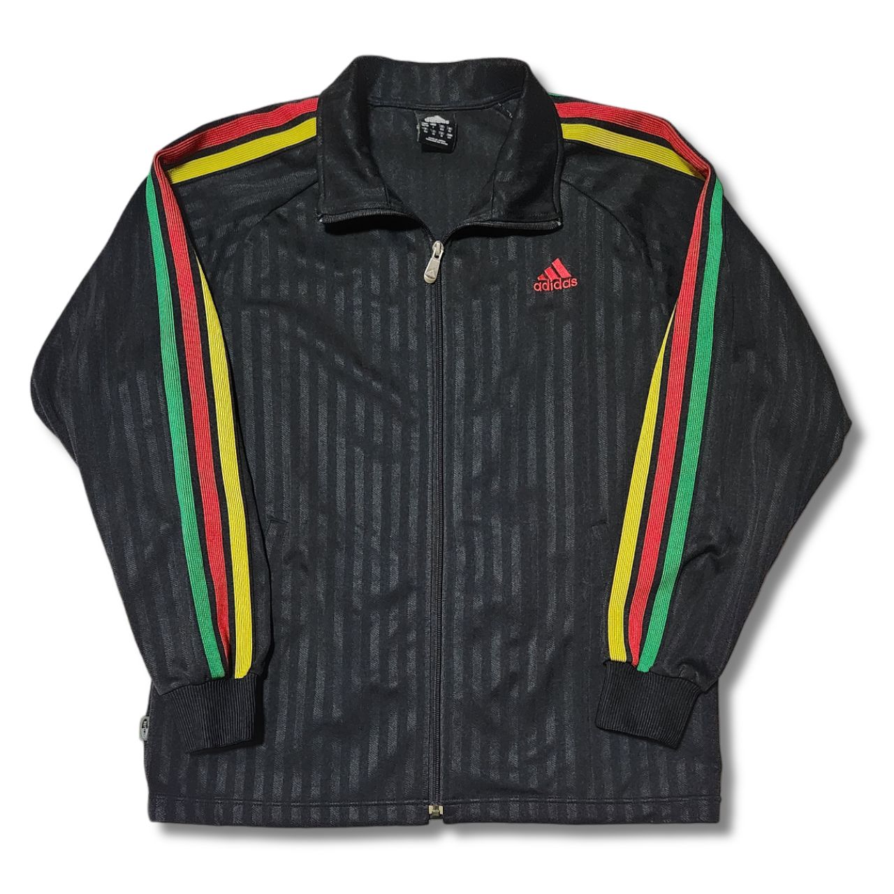 adidas アディダス トラックジャケット ラスタカラー サイズM レゲエ