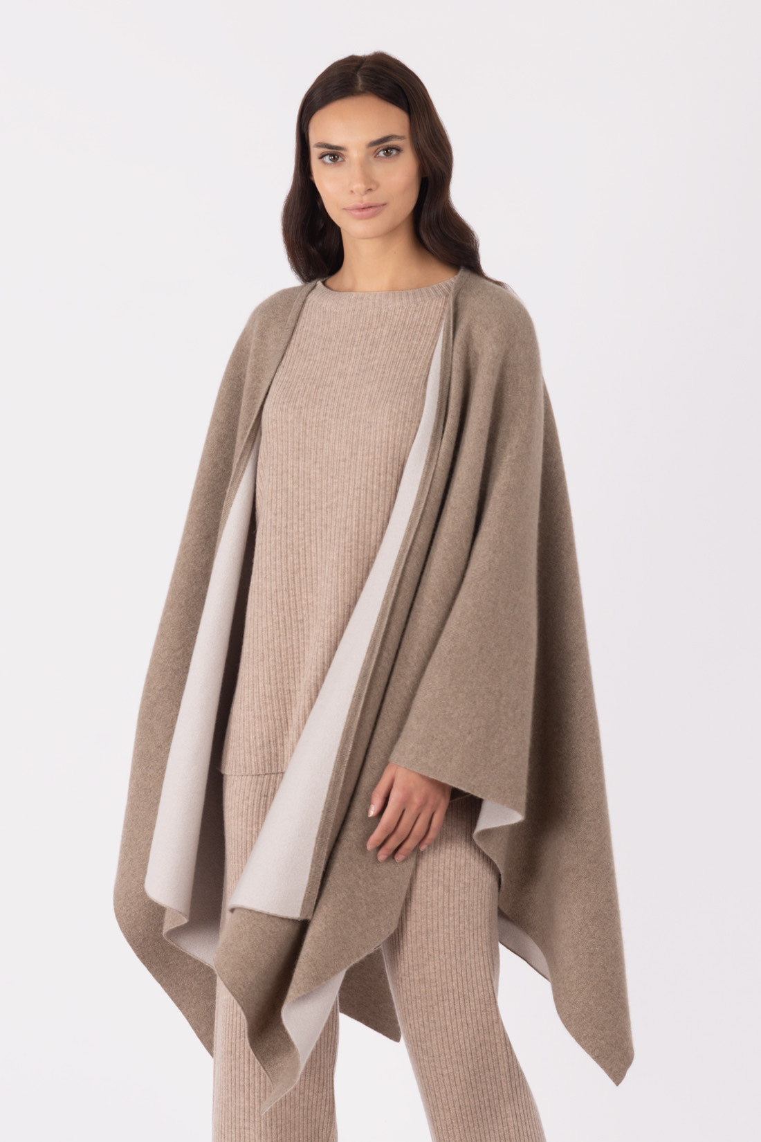Reversible cape - Pure Cashmere - Accessories | Duca di San Giusto