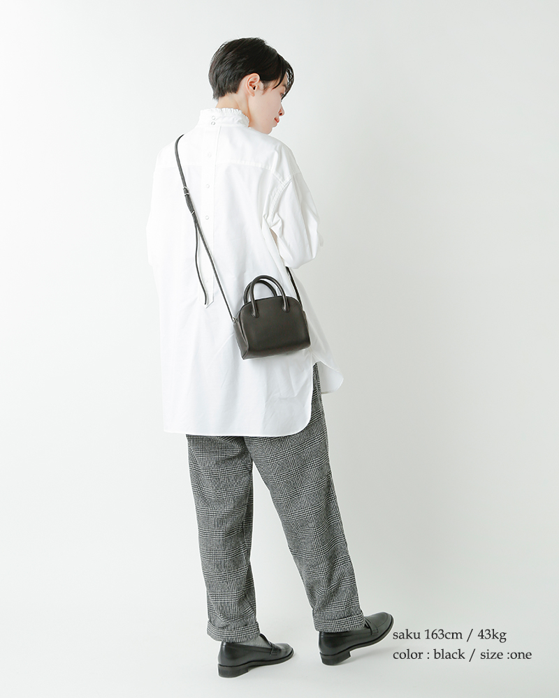 Aeta アエタ ディアレザー ボストン ミニ ショルダー バッグ “DEER