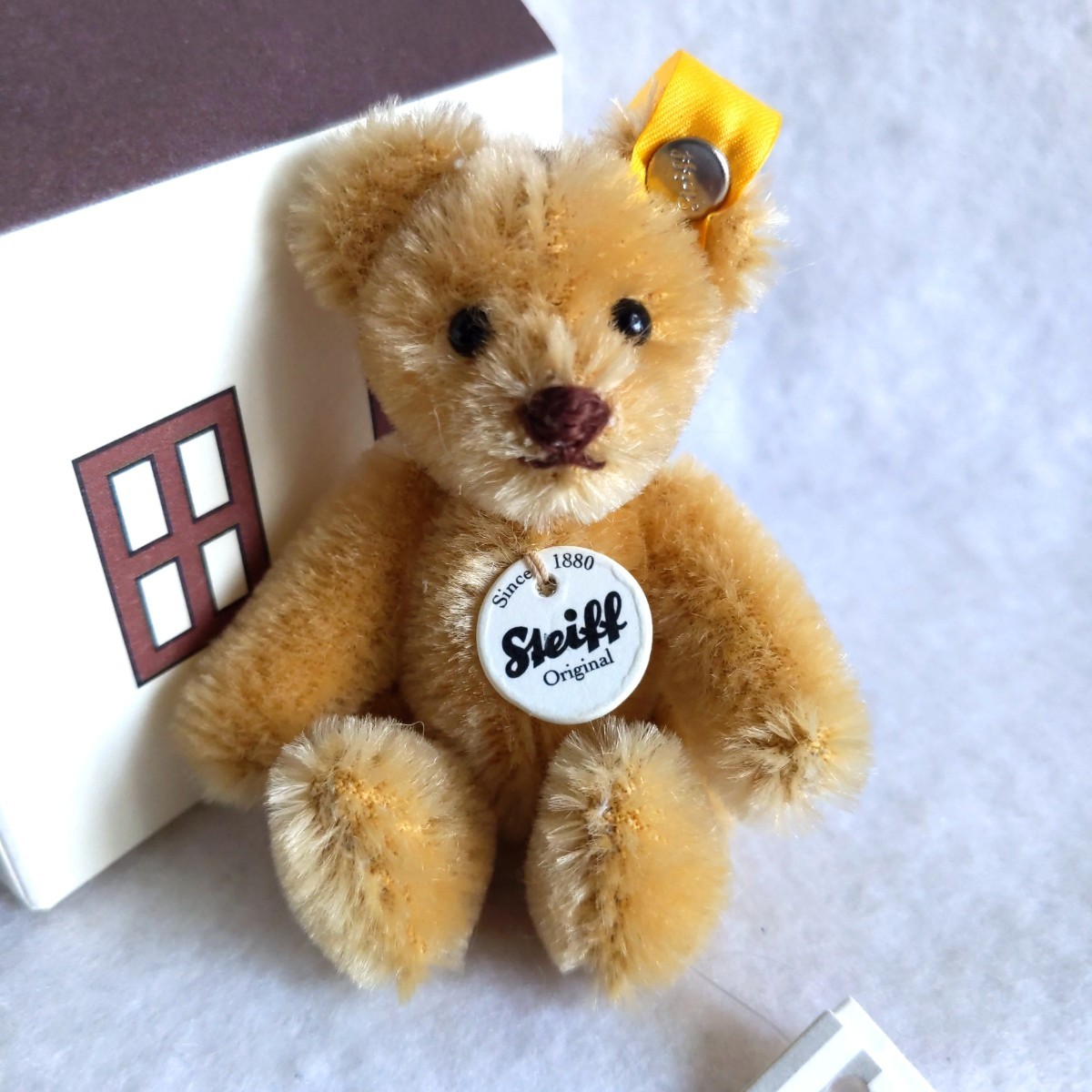u*❌様 新品未開封 Steiff×ほぼ日 テディベアキーリング ビスケット シ