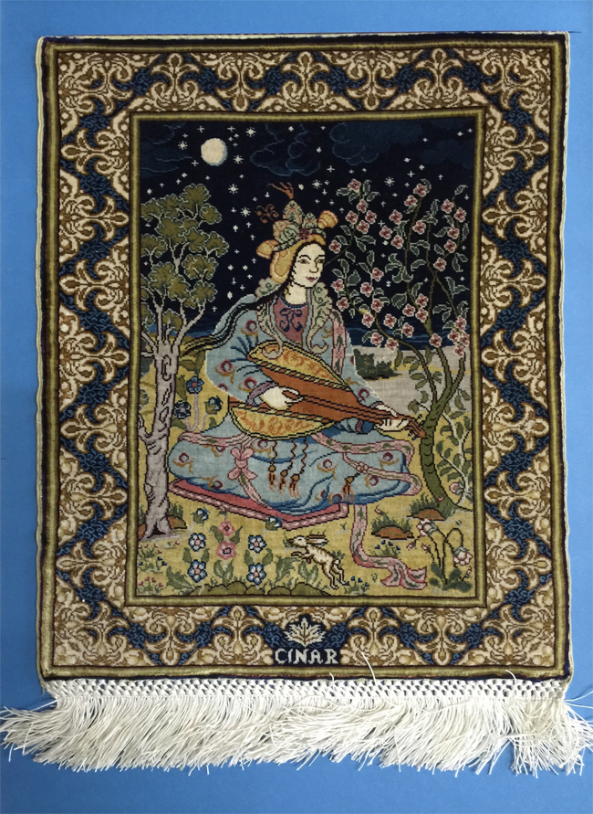 ヘレケ シルクタペストリー 額装ヘレケ シルクタペストリー 額装