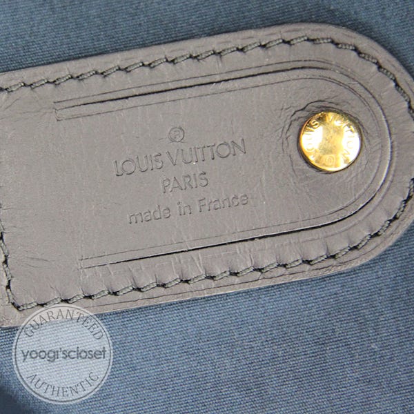 Louis Vuitton Blue Monogram Mini Lin Annette Suitcase | Yoogi's Closet