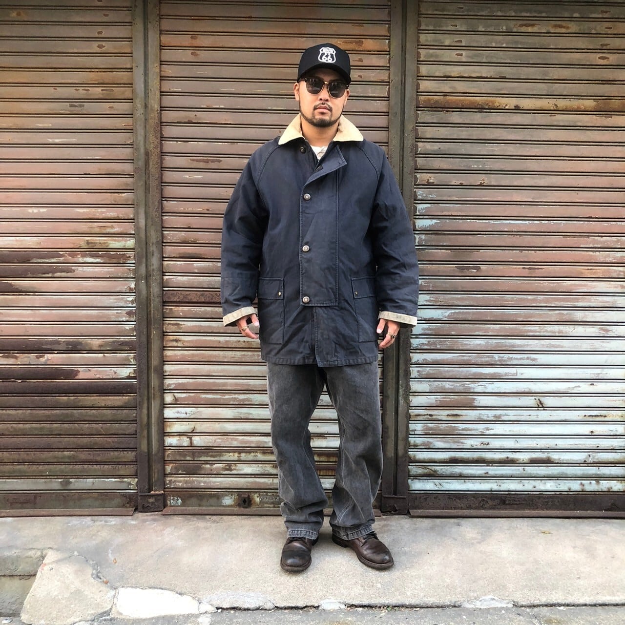 完品 イタリア製 80s FAY ライナー付き ファイヤーマン コート 消防服