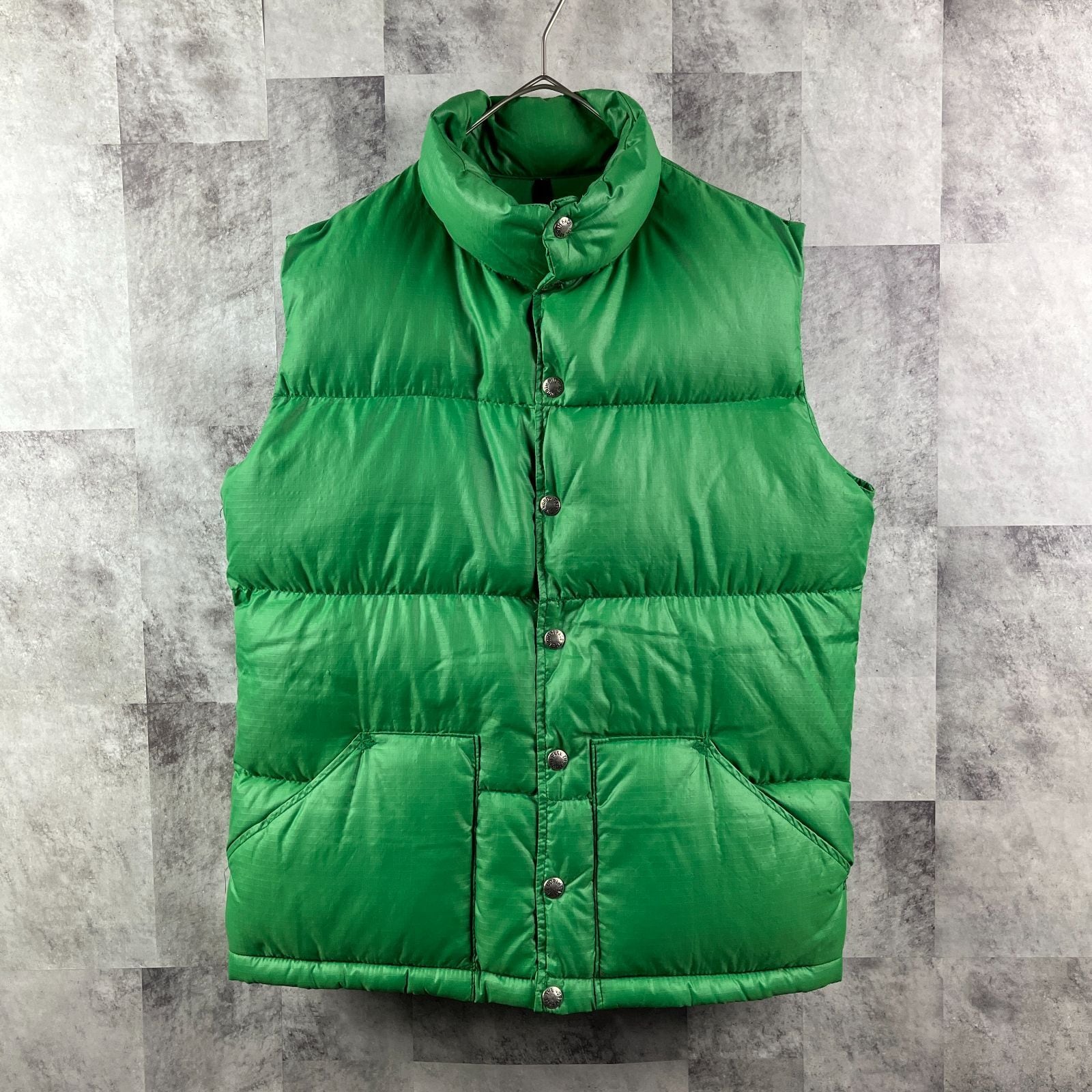 70s USA製 THE NORTH FACE ダウンベスト 茶タグ グリーン XS | harrysally