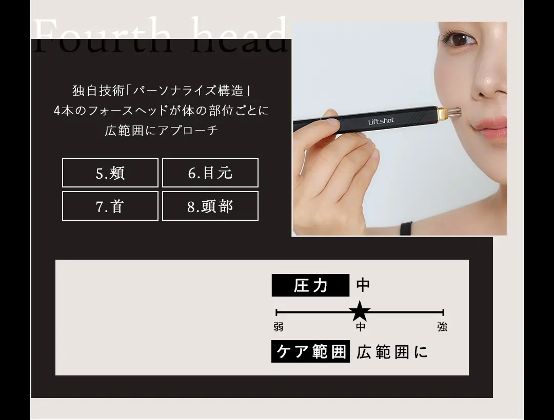 Lift shot（リフトショット）公式 │ ペン型筋膜ケア美顔器 │ 1分で