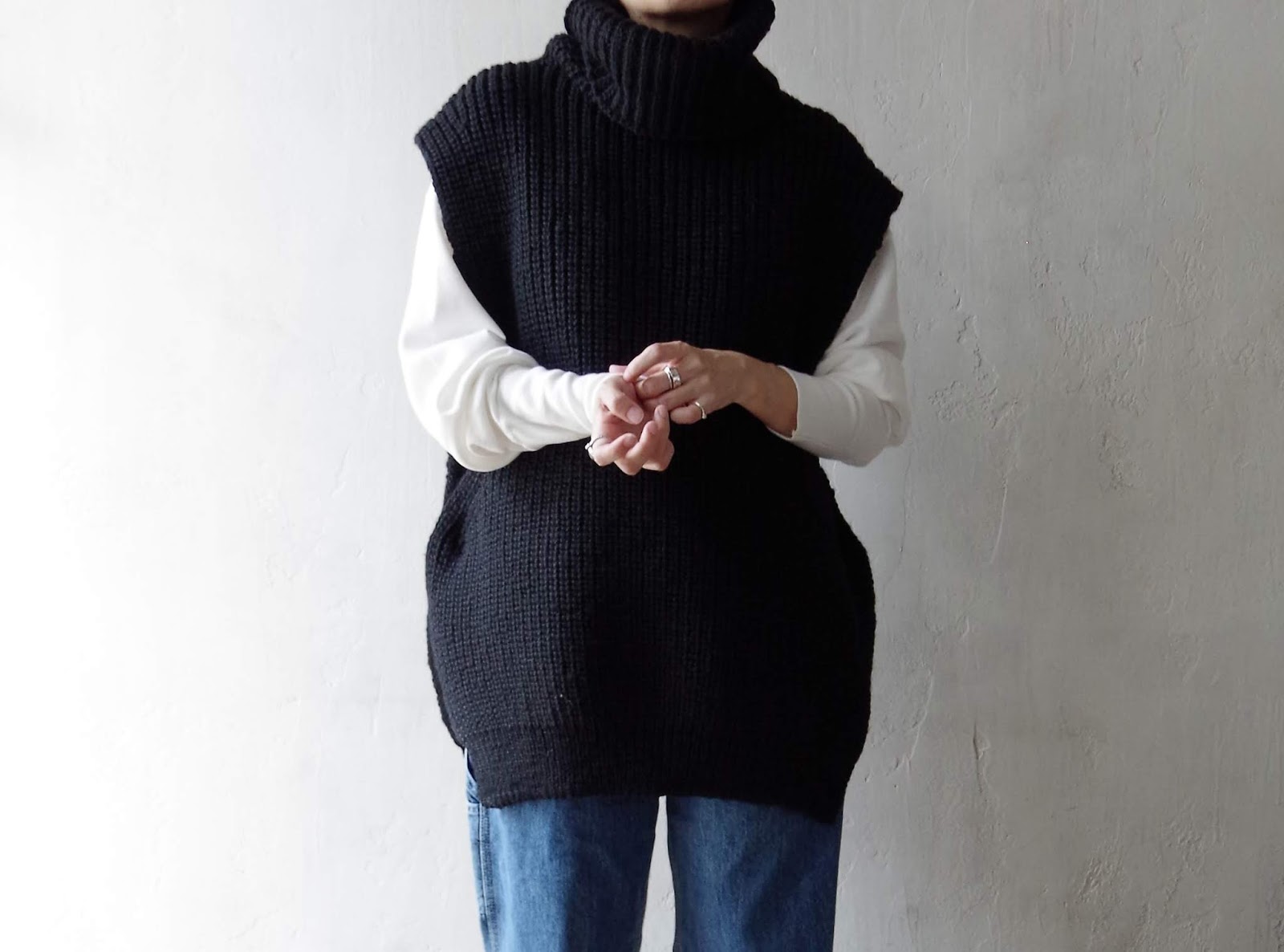 MAISON EUREKA TURTLE NECK WARMER VESTベスト 【公式通販】