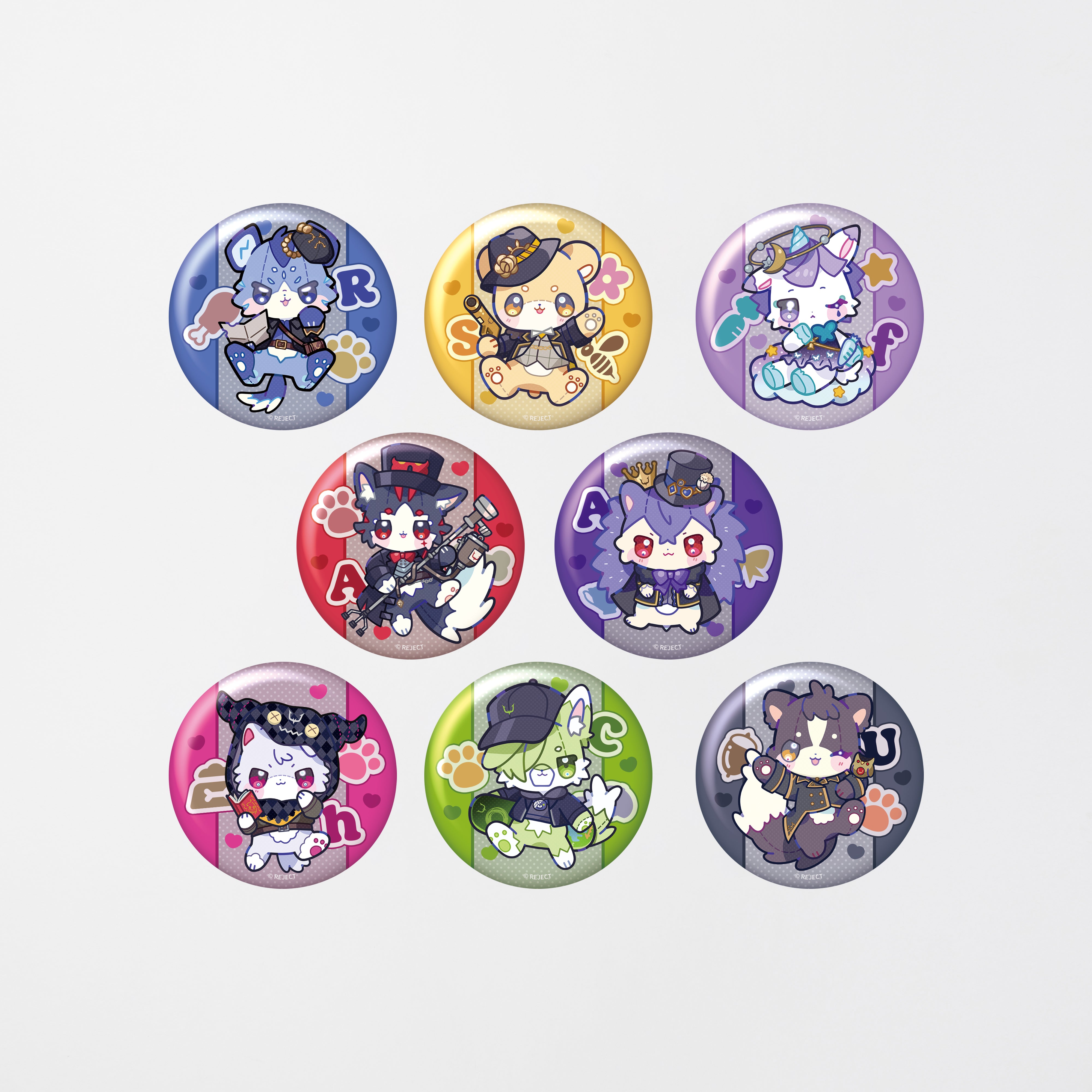 も*️様 第五人格 REJECT hhu 缶バッジ 25個 自由に選べる受注販売