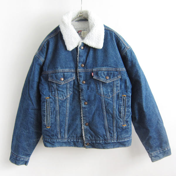 90s Levi's リーバイス70609 内ボア デニムジャケット M 裏ボア