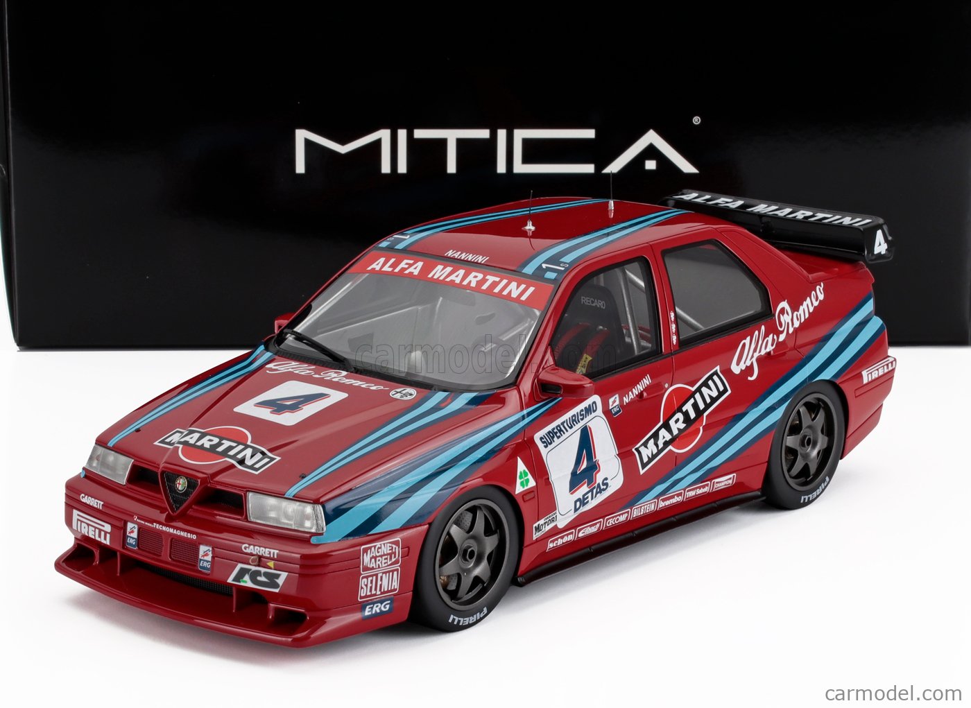 MITICA 1/18 アルファロメオ 145 1995 (シルバー) MITICA 1/18 Alfa