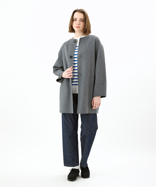 ORCIVAL | リバーウール ノーカラーコート WOMEN（ノーカラーコート