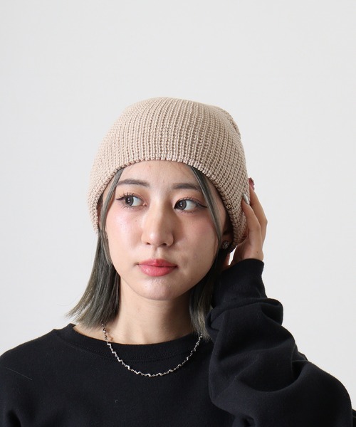 yasuyuki ishii☆ビーニー ワッフル ニット帽｜ワッフルビーニー