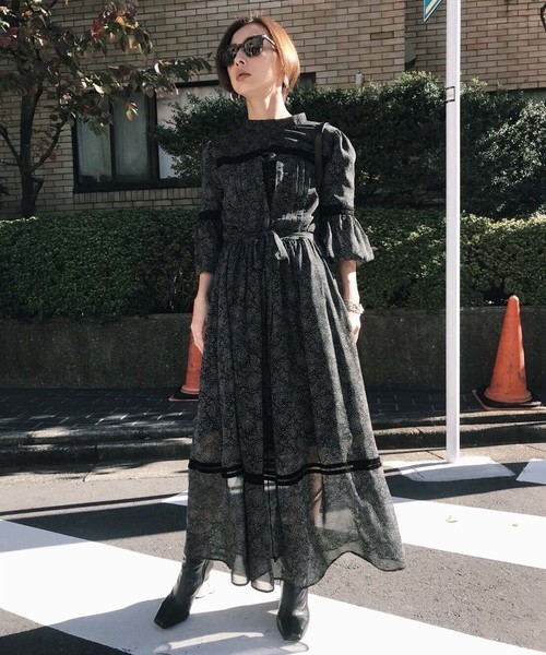 Ameri（アメリ）の「MELISSA SLENDER DRESS（ワンピース）」 - WEAR