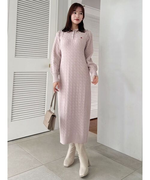 POLO BCS コラボ】ケーブルポロニットワンピース（ワンピース）｜POLO