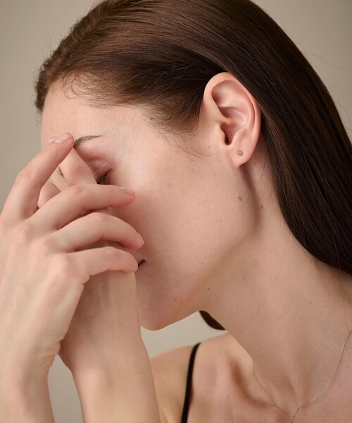 K18YG フルール ピアス（誕生石 5・7・9月）（ピアス（両耳用））｜ete