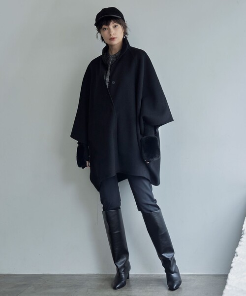 WoolRever ポンチョコート（その他アウター）｜ICB（アイシービー）の