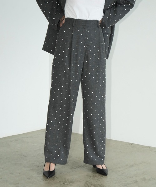CLANE（クラネ）の「PEARL DOT PANTS（スラックス）」 - WEAR