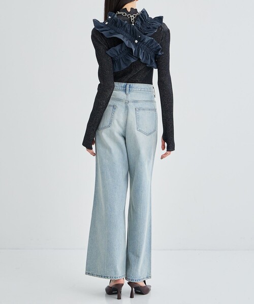 HOUGA suzy frill belt ベージュ ホウガ ベルト HOUGA suzy frill belt