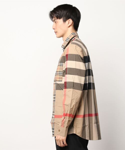 knmen126-0736 Burberry メガノバチェックシャツ knmen126-0736